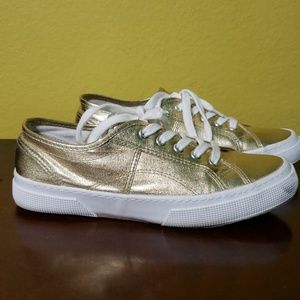 ONe TIME USED - Gold Sneakers